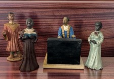 Vintage Black Americana Gospel Choir Figurines Set Of Four picture
