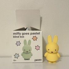 Smoko Miffy Goes Pastel (Opened) Blind Box Yellow Miffy Figurine with Packaging picture