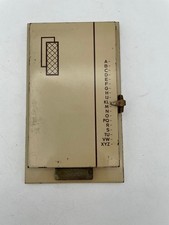 Vintage Metal Mechanical Pop-Up Telephone Index/Address Directory picture