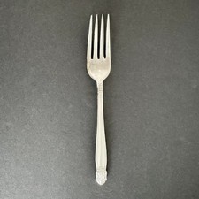 Holmes & Edwards Danish Princess Silverplate Dinner Fork IS Inlaid Vintage picture