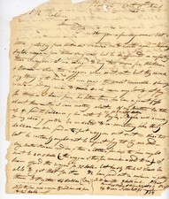 1821 Antique Letter Israel Williams to Asher Robbins  Wagon Dispute, Freight Co picture
