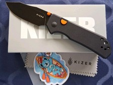 *NEW*🔥 KIZER - Nice Guy w/Black G-10 Handle & Black D2 Blade (V3011BCA1) picture