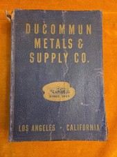 1947 Ducommun Metals & Supply Co Catalog Los Angeles CA Vintage Industrial Tool picture