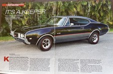 1968 OLDSMOBILE CUTLASS 442 6 page COLOR Article picture
