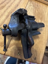 1885 Small Vtg “PHOENIX “ Jeweler/Watchmakers Workbench Vise Antique Rare Tool picture