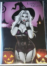 LADY DEATH - All Hallows Evil - coffin comics - only 200 made picture