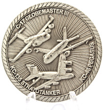 USAF Altus AFB C-17 KC-46 KC-135 Aircraft Challenge Coin 1.6