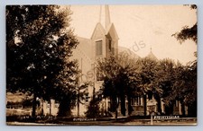 J87/ Cumberland Ohio RPPC Postcard c10 Cambridge Presbyterian Church 1879 picture