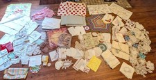 Large Estate Lot Vintage Embroidered Crocheted Linens Doilies Table Runners etc picture