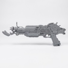 Sci-Fi Ray Gun Prop 20 Inch Energy Blaster Replica Cosplay 3D Printed Gray picture