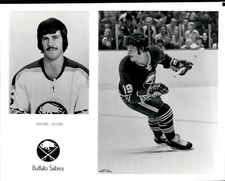 PF10 Original Robert Shaver Photo MICHEL DEZIEL 1974-75 BUFFALO SABRES LEFT WING picture