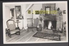 Rppc Parlor By Fireplace At The Fountain Stowe Vt Vermont Old Lamoille County picture