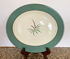 VTG Homer Laughlin Cavalier Eggshell 13-1/2” X 11-3/8” Oval Serving Platter EUC picture