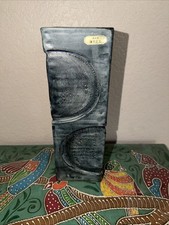 Kiyomizu-yaki (Kyoto-yaki) Vase by Masafumi Fujihira- Rectangular Blue picture