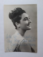 Maria Luisa Mezzo-soprano Ship Photo with Dedication Autograph Cesena 1966 picture