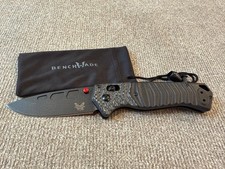 Benchmade 593BK-01 PSK Carbon Fiber Black G10 Handle pre-owned Unused No Box. picture