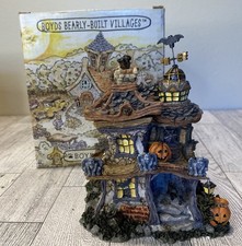 Punky Boobear's Haunted Halloween House Boyds Bearly Built Village OG Box 19012 picture