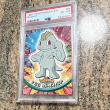 Topps 1999 Pokemon T.V. Machop #66 PSA Graded Non-Sport Trading Card English picture