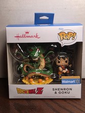 Funko POP Dragonball Z Shenron And Goku Christmas Ornaments By Hallmark  picture