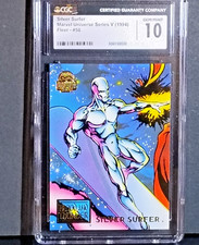 🌌1994 Marvel Universe SILVER SURFER CGC 10 POP 2 FLEER CARD #58 GEM MINT RARE picture