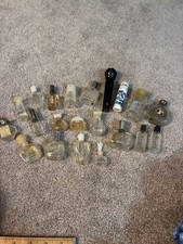 Vintage Empty MINI Perfume Bottles Stoppers Glass Antique Collection picture