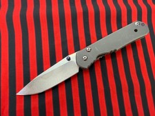 Kevin John Venom Frame Lock Folding Knife S35VN Steel Titanium Scales picture