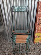 VERY RARE Antique Store Shopping Baskets Fold-Away Basket Co 36