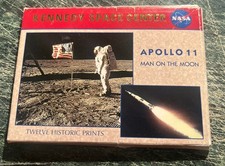 Apollo 11 Man on the Moon Kennedy Space Center 12 Historic Print Set 1969 picture