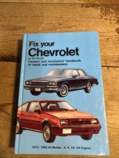 Fix Your Chevrolet 1973-1983 All Models - 4,6,V6,V8 Engines ~ Handbook of Repair picture