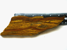 Genuine Tiger Iron End Slab Unpolished Mineral Stone 180g Cabbing, Jewelry picture