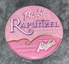 🎀 Barbie as Rapunzel Promo Pin Radiogrill RARE Vintage picture