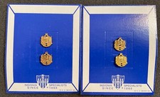 Two Pairs  VENEZUELA  DIPLOMAT  National Crest Insignia Lapel Pins picture