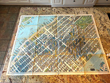 New York Manhattan Pictorial Map No. 40 Reader's Digest Limited Ed. circa 1963 picture