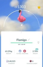 POKEMON GO | Non Shiny Flamigo XXL 2.78m  | NEW PTC | Fast & Safe picture