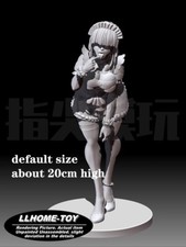 Anime octopus girl apron dress terrified Resin 3D Print GK Kit Figure Unpainted picture