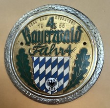 Badge auto car German Rally Tour Club Grille plaque #2524 1955 Sudbayern ADAC picture