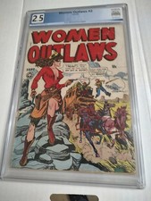 WOMEN OUTLAWS#2(1948)PGX 2.5~GOOD GIRL ART~BELLE STARR~