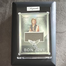 2026 Bon Jovi Keepsake Jon Bon Jovi Authentic Artifact Relic 2/4 Encased picture
