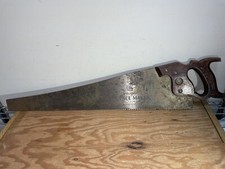 Vintage Keystone Pace Maker Disston Hand Wood Saw 26” Blade picture