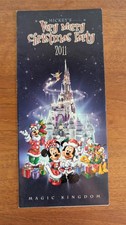 Mickey's Very Merry Christmas Party 2011 Magic Kingdom Guidemap picture