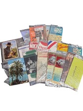 Vtg 19 piece Travel Brochure Map Lot Japan France Korea South Africa Ephemera picture