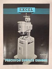 Excel Bench Precision Surface Grinder Model 1 England Bulletin 4-Pages picture