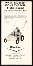 Parker Thatch-O-Matic Combat Lawn Yard Grass Thatch Vintage Print Ad 1976 picture