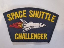 Vintage Collectible 1986 commemorative embroidered patch for the Space... picture