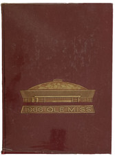 OLE MISS Yearbook 1966 University Of Mississippi Rebels Plastic Cover Annual picture