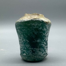 Museum Quality Ancient Roman Glass Medicine Bottle #A1 picture
