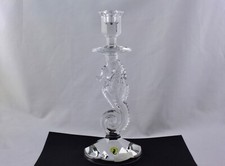 WATERFORD CRYSTAL SEAHORSE 11-1/2” CANDLESTICK – MINT picture