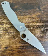 Spyderco Paramilitary 2 PM2 Knife Gray G-10 Maxamet C81GPDGY2 FACTORY SECOND picture