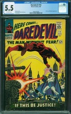 DAREDEVIL  # 14  Very Attractive NICE  CGC  5.5      4684193009 picture