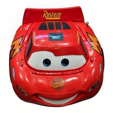 Disney Pixar Cars Lightning McQueen CD Player Boombox FM AM Radio No Cord As Is picture